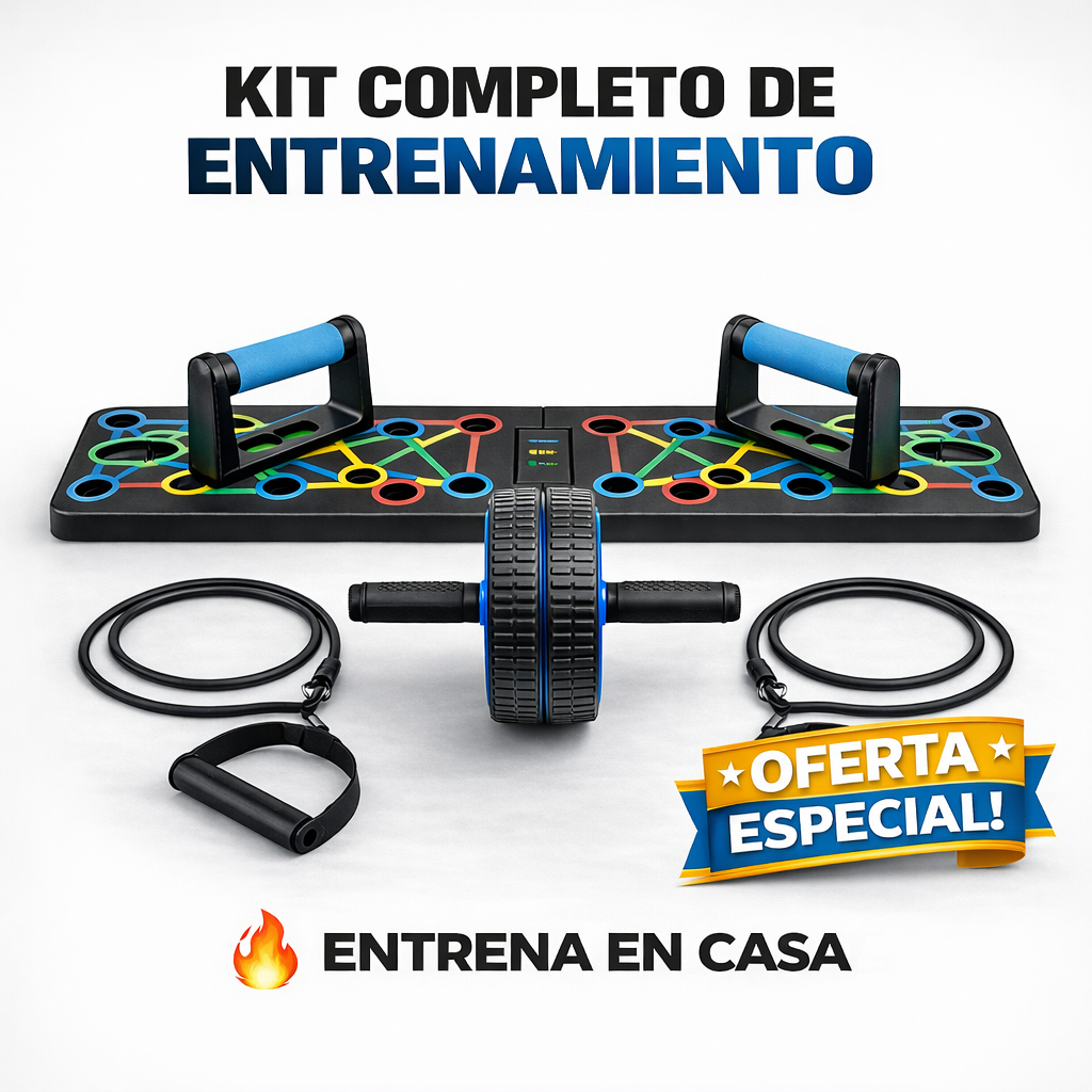 Kit de Entrenamiento en Casa – Transforma tu cuerpo sin gimnasio